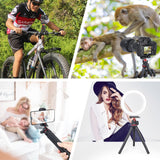 Tripod for iPhone Samsung Xiaomi Huawei Mobile Phone Smartphone Tripod for DSLR Camera Gopro Tripod Phone Stand